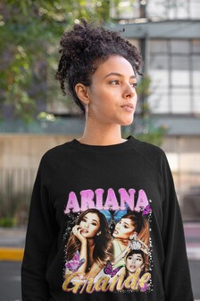 Vintage Inspired Aesthetic Poster Print Women T-shirt Ariana Grande  Positions Retro Female Shirt Woman Casual Classical Tops