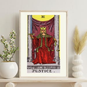 The Star Art Nouveau Tarot Card Wall Art Print // Witchy Gifts for ...