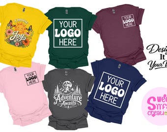 Custom T-Shirt | Upload Your Own Design, Logo, Photo or Text | Personalized Graphic Tee | Unisex Custom Shirt