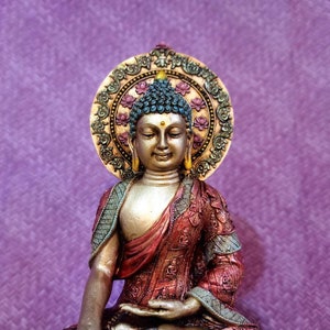 27CM Lord Buddha idol, Buddha statue, Handmade Carved Engraved Statue, Lord Buddha Statue, Gautam Buddha Sculpture, Siddhattha, Room Decor