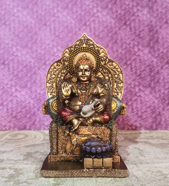 Home & Living Home Décor Statues Handmade Kuber Statue Indian God