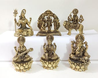 真鍮装飾カーリー像、女神マハーカリ、パールヴァティー女神