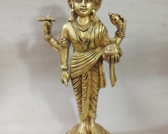 15 インチ真鍮ダンヴァンタリ像: ヒンドゥー教の医学の神 - Etsy 日本