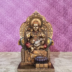 18CM Kuber Statue, Kubera sculpture, Kubera Idol, Wealth God Statue, God of Wealth, Kubera Shakti, Kuber, God of Money, Gift item,decor item