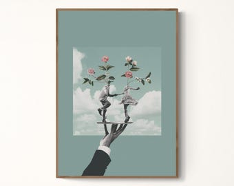 Let's Go Dancing - Museum-quality Matte Poster, Collage Wall Art