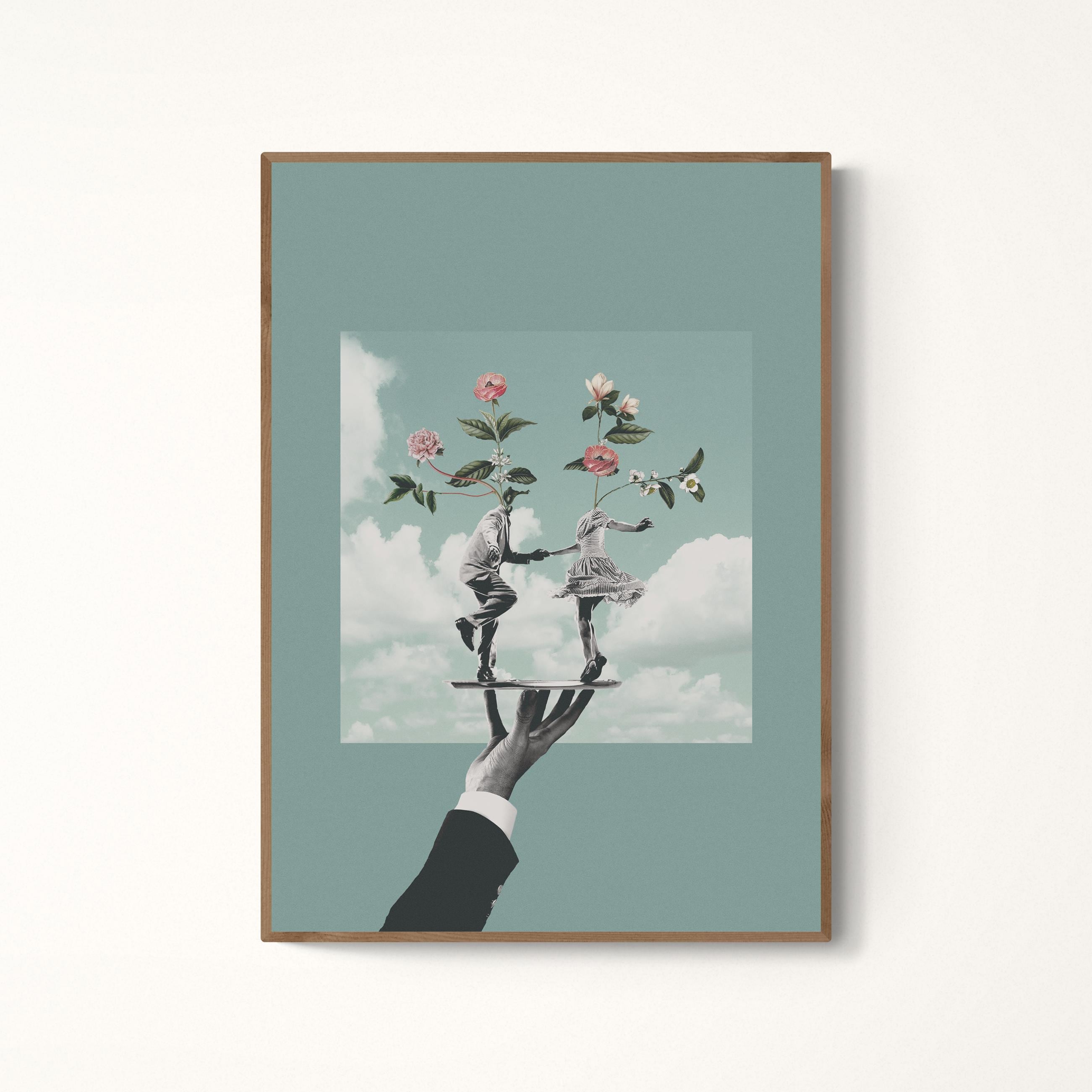 Let's Go Dancing - Museum-quality Matte Poster, Collage Wall Art