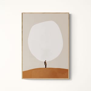 Overthinking - Poster opaco di qualità museale, collage da parete, stampa artistica su carta d'archivio