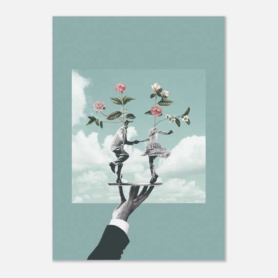 Let's Go Dancing - Museum-quality Matte Poster, Collage Wall Art