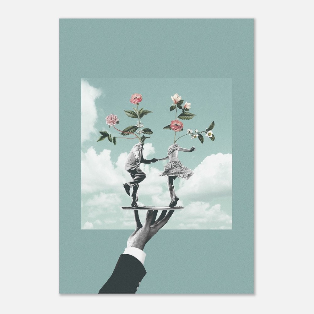 Let's Go Dancing - Museum-quality Matte Poster, Collage Wall Art