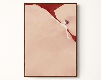 Art pour chambre à coucher : poster mat sous les draps