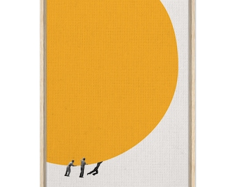Framed Canvas Sun Art - 60x90 cm / 24x36″