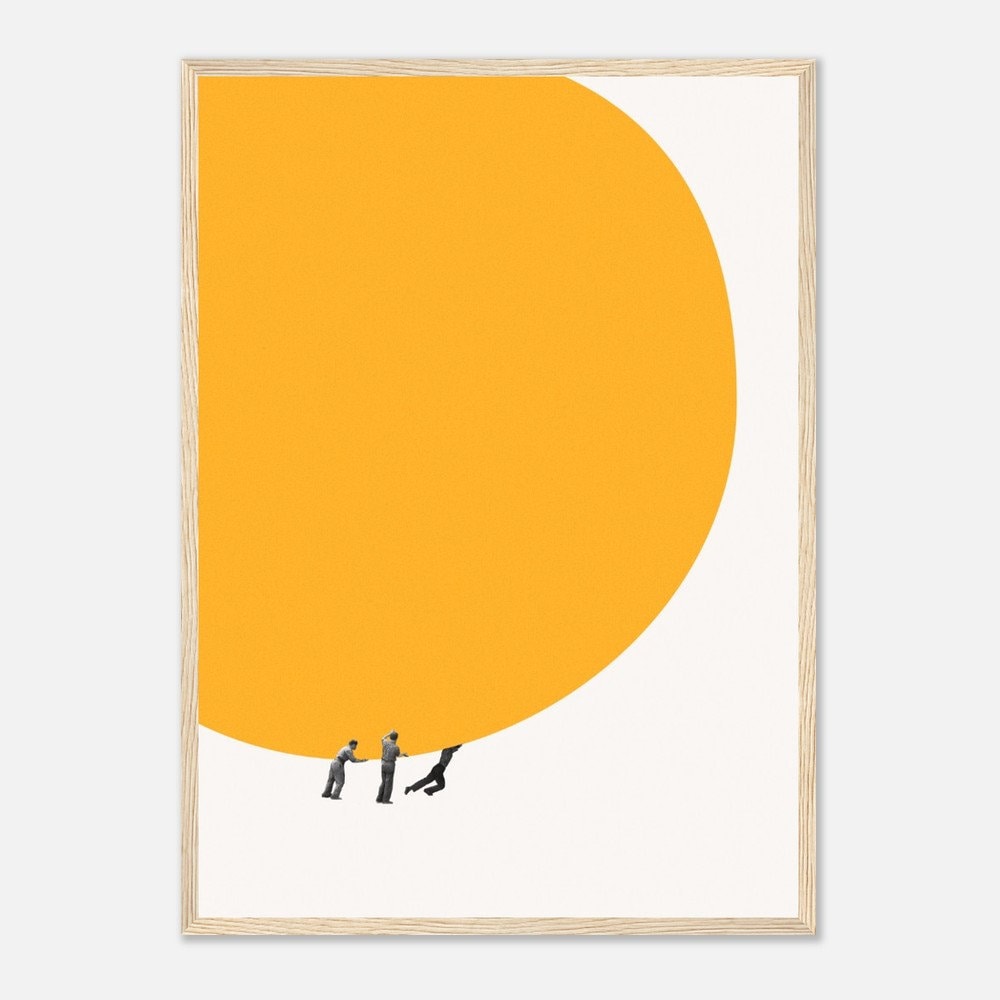 FRAMED 'We Can Move The Sun Together' - Premium Matte Paper Wooden Framed Poster