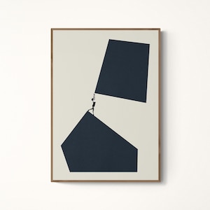 Raggiungere più in alto - Poster opaco di qualità museale, collage di arte murale, stampa artistica Japandi su carta d'archivio