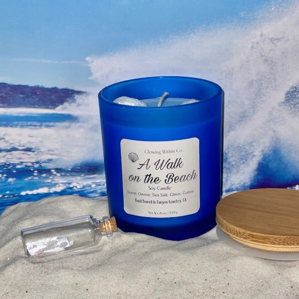 A Walk on the Beach Candle