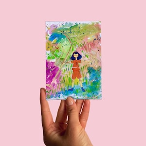 Carte postale n°110 Art, Libre, Gouache sur papier