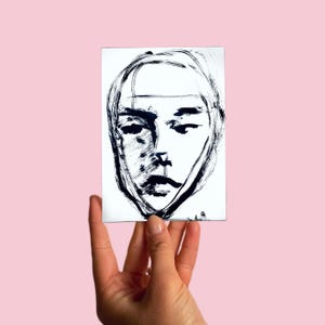 Carte postale n° 108 Art, Sans titre, Encre sur papier