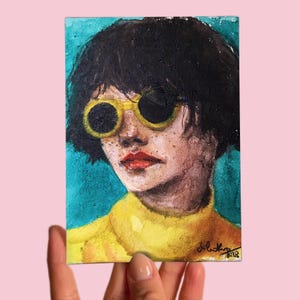 Cartolina n. 72 Arte, Senza titolo, Acquerello su carta, Retro, Bob