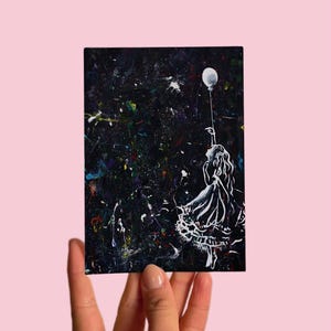 Carte postale n° 29 Art, Forever young, acrylique sur toile