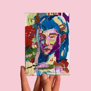 Carte postale n°4 Art, Sans titre, Gouache sur papier