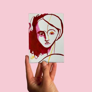 Carte postale n° 118 Art, Sans titre, Encre sur papier