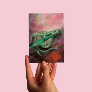 Carte postale n°102 Art, Alien, Gouache