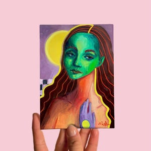 Carte postale n°1 Art, Alisa, huile sur toile