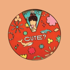 Cute Jin Permission to Dance Spinning Pin | Moonchild Market