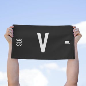 BTS  IMAGE FLAG ［V］ V Bts Flag - Etsy