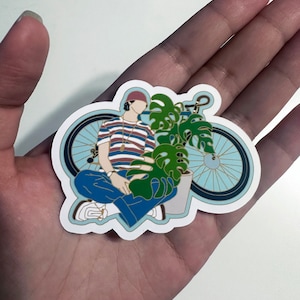 Rap Monstera Sticker | Moonchild Market