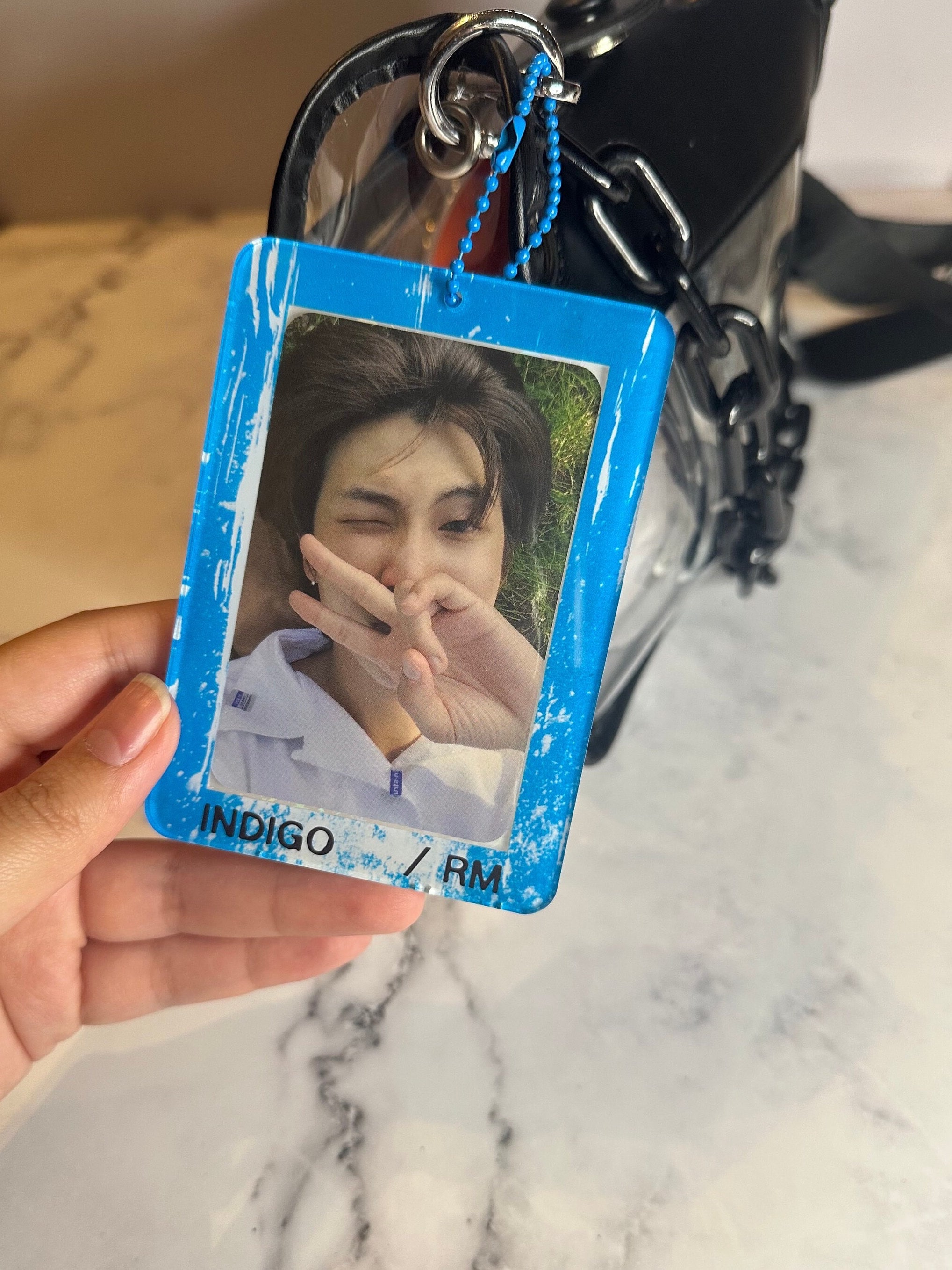 BTS RM indigo ホログラムトレカ BTS RM Indigo Book edition Japan FC Limited Official POB hologram