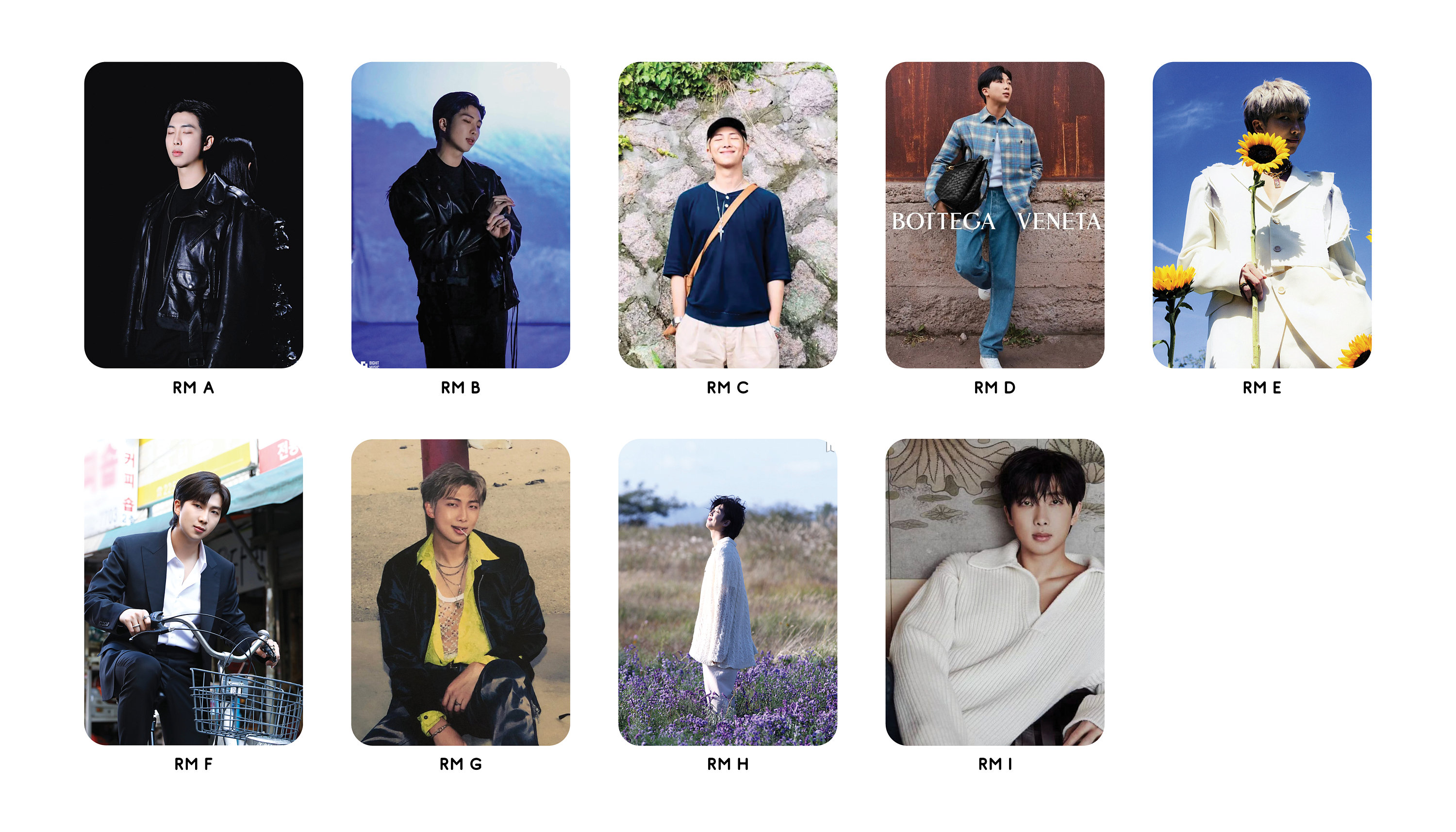 BTS Namjoon RM Photocards | Moonchild Market - Etsy