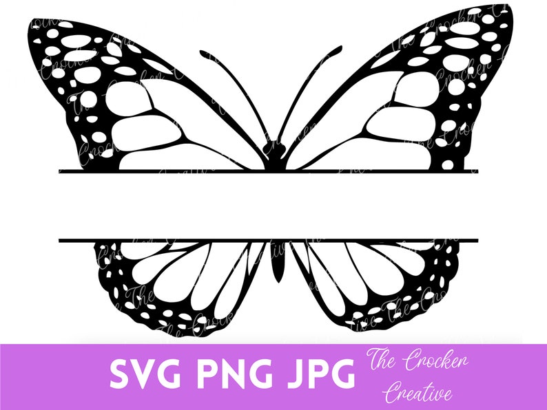 Butterfly SVG Butterfly Monogram SVG Butterflies Clipart Butterfly PNG