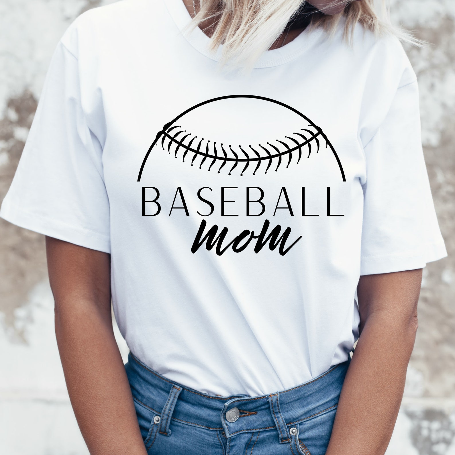 Baseball Mom SVG, Baseball SVG, Mom Cut File, Mom PNG, Mother's Day Svg
