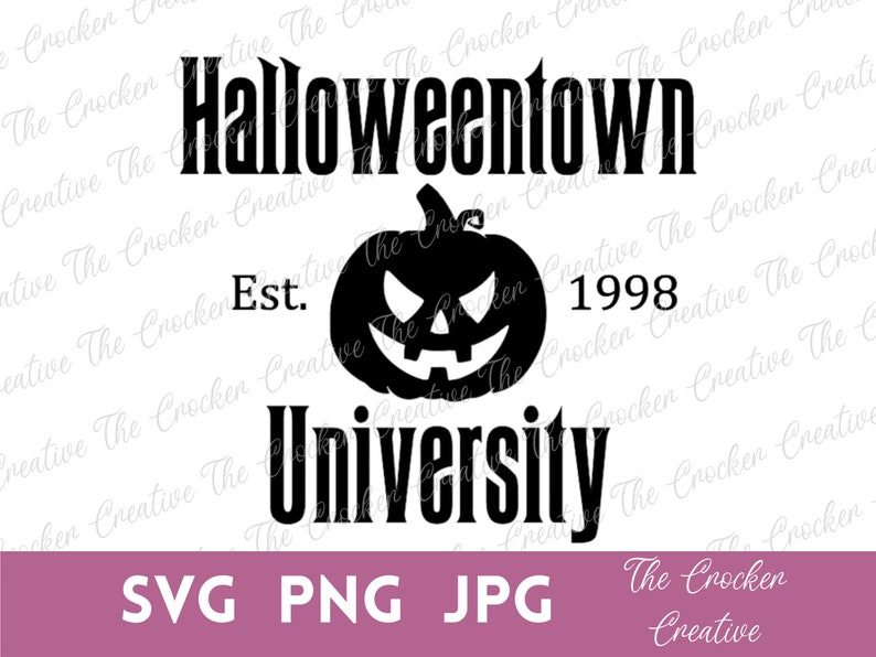 Halloweentown SVG Halloweentown University PNG Halloween - Etsy