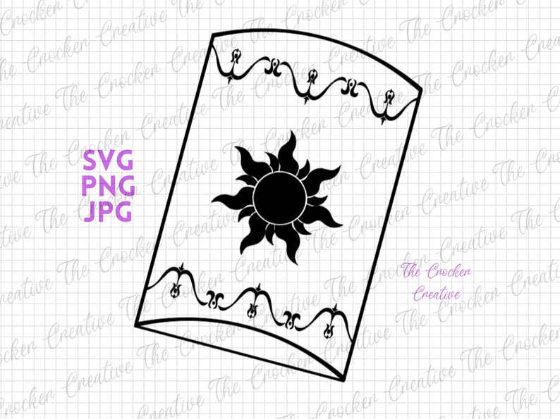 Rapunzel Inspired Lantern Cut File Magical Princess SVG Etsy