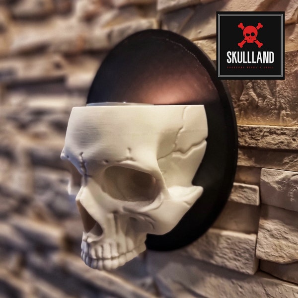 WAND Lampe SKULL / TOTENKOPF