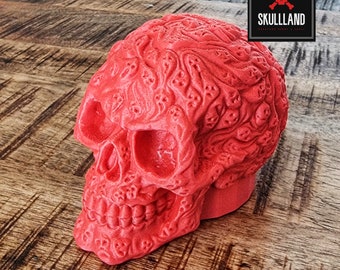 Cap for tow bar SKULL | SKULL Soul red with ANTI-THEFT PROTECTION