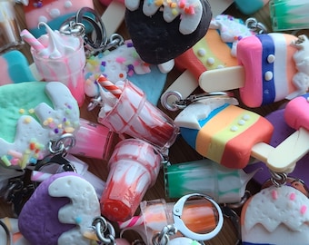 Mystery Stitch Markers sets , Sweet Tooth, Progress keepers or Needle Huggers, (5, 10, 15, 20 piece sets)