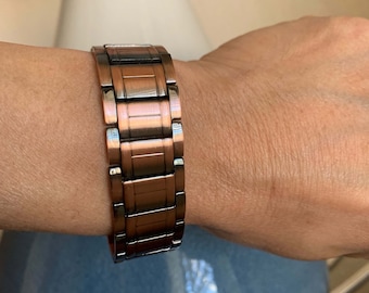Magnetische armband pijn mannen vrouwen Grootste 4 elementen Balans Energie Kracht Artritis Pijnverlichting Healing Armband Geweldig cadeau voor mannen hem vrouwen