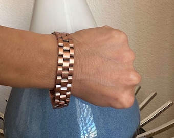 Gorgeous Heavy Copper Magnetic bracelet men women 42 max magnets renew Balance Energy Power premium magnetic bracelet Gift for men him women