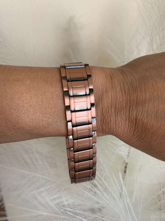 Beautiful Largest 3X Pure Copper Magnetic Bracelet Men Women Restore Balance Energy Strength Enhance Calm Joy Perfect Holiday Gift Men Etsy UK