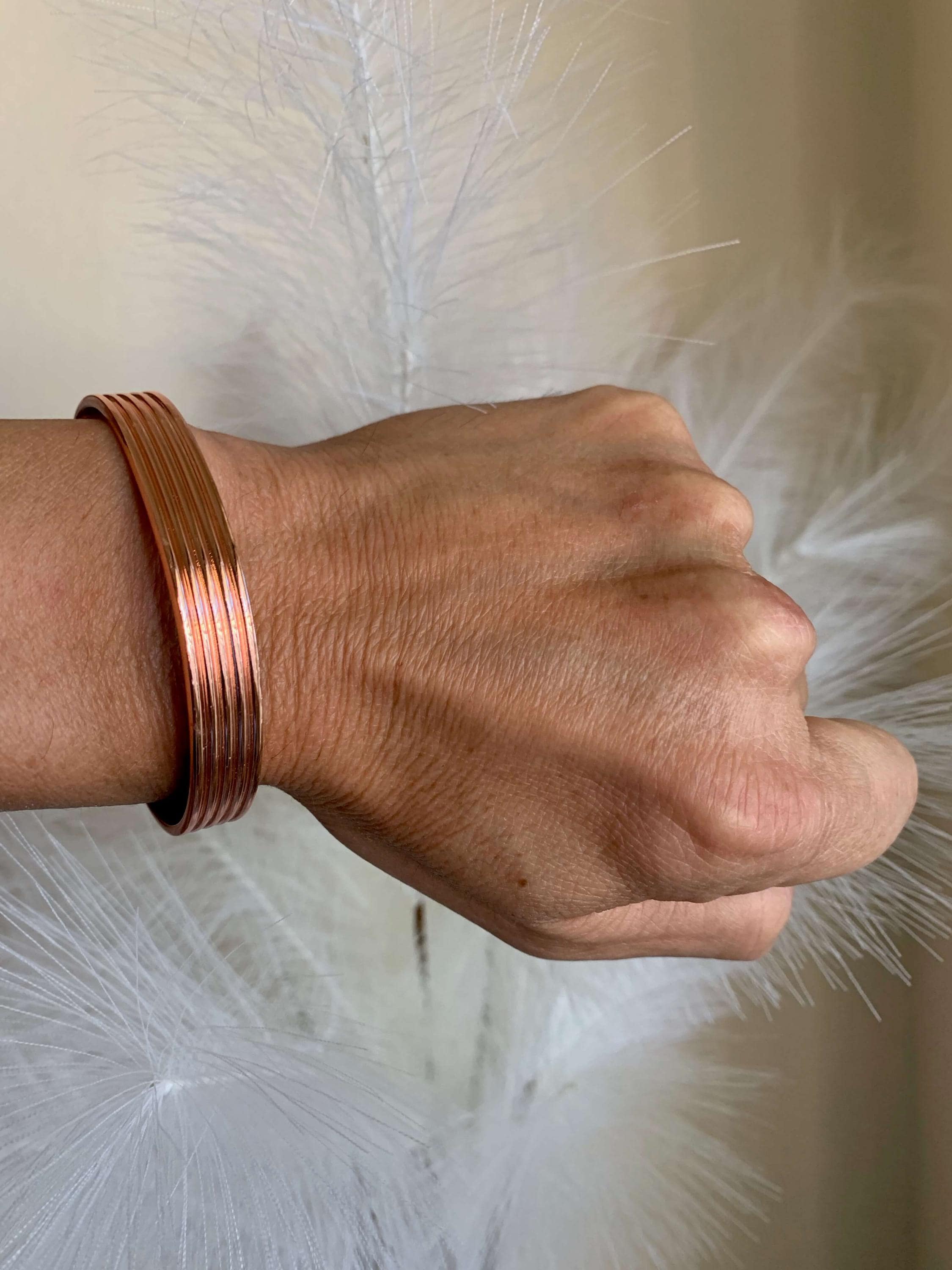 Bracciale in rame puro con 6 potenti magneti, idea regalo