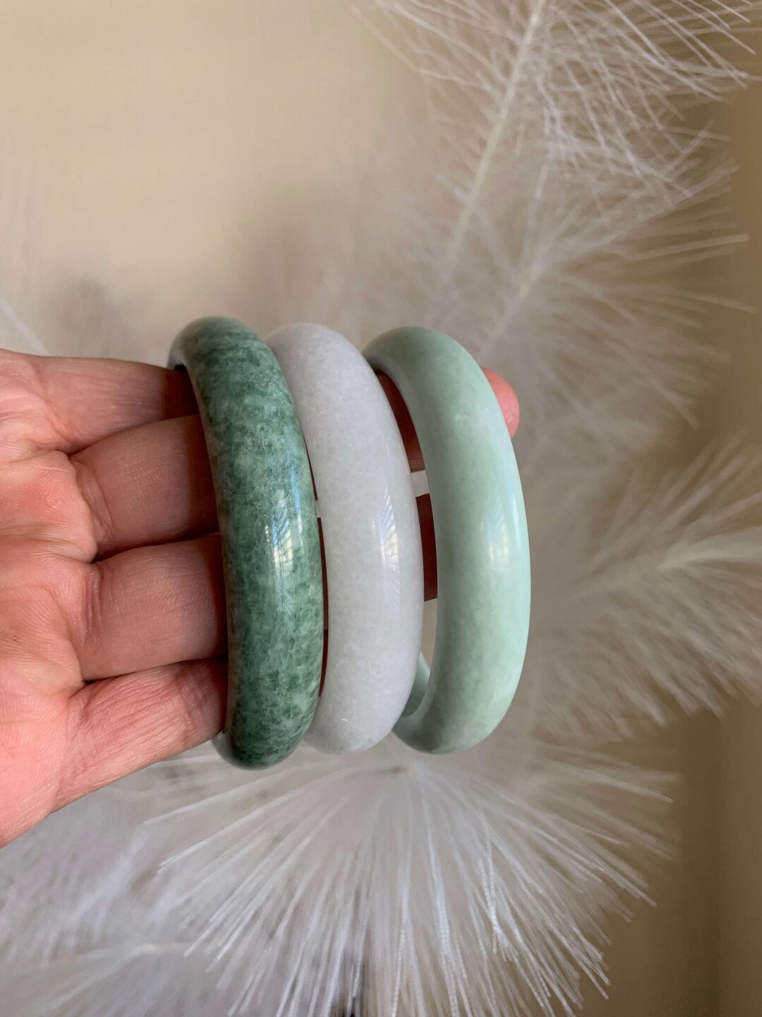 Bracciale In Giada Rosa Viola Naturale - Gioiello Portafortuna Con Certificato, Regalo Donna