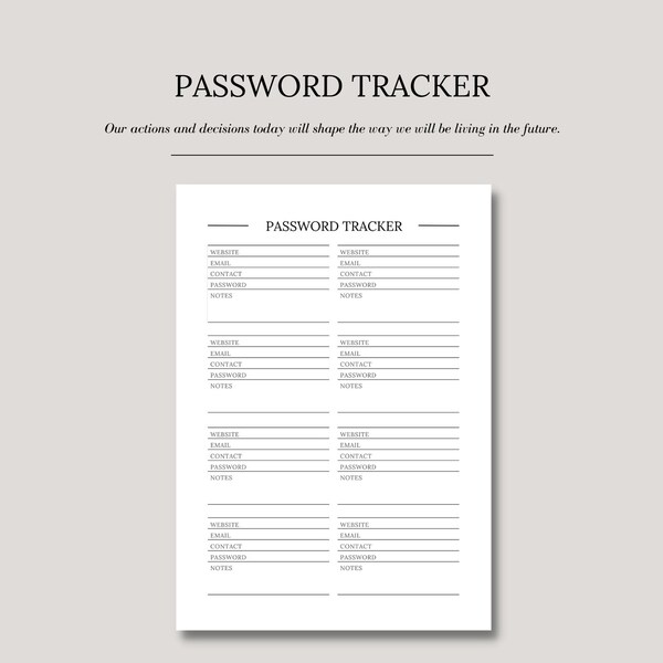 USERNAME AND PASSWORD, I Forget My Password, Password Tracker and Printable, Password Log Printable Template, Login Details Sheet, Png