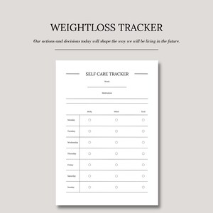 BODY MIND SOUL Self Care Planner, Self Care Checklist Worksheet, Weekly Self Care Check In for Mindfulness & Wellness, Digital Download
