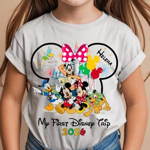 Personalized My First Disney Trip Png, Disney First Trip 2026 Png, Disney Vacation Png, Castle Png, Mouse and Friend Png,Magical Kingdom Png image 13