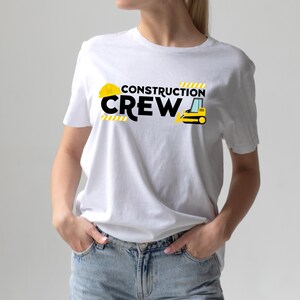 Construction Birthday Svg, Construction Crew Svg, Kids Birthday Svg, Matching Friends Svg, Construction Svg, Birthday Family, Excavator Svg