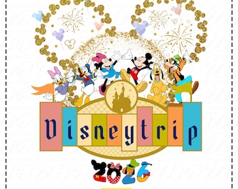 Disney Trip 2026 PNG, Family Trip 2026 Png, Family Vacation, Friend Squad Png, Vacay Mode png,Magical Kingdom Png,Disneyland Family Trip Png