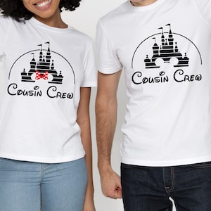Disney Cousin Crew Svg, Disney Cousins Matching Svg, Family Squad Svg, Camisetas Cousin Crew Mouse, Mickey e Minnie Svg, Crucit, Design Digital