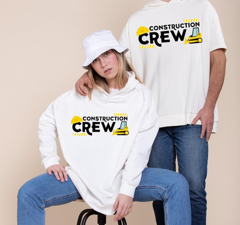 Construction Birthday Svg, Construction Crew Svg, Kids Birthday Svg, Matching Friends Svg, Construction Svg, Birthday Family, Excavator Svg